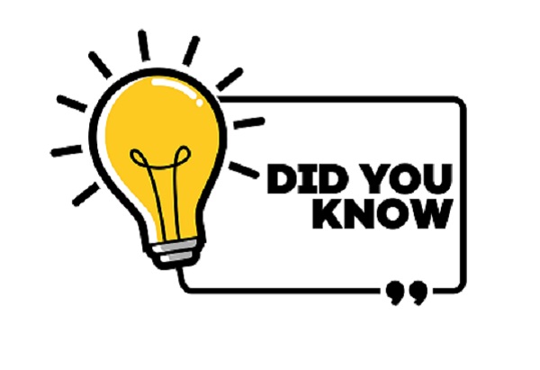 Glühbirne neben dem Hinweis Did you know