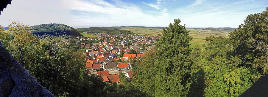 Burladingen-Ringingen, gesehen vom Hohenringingen