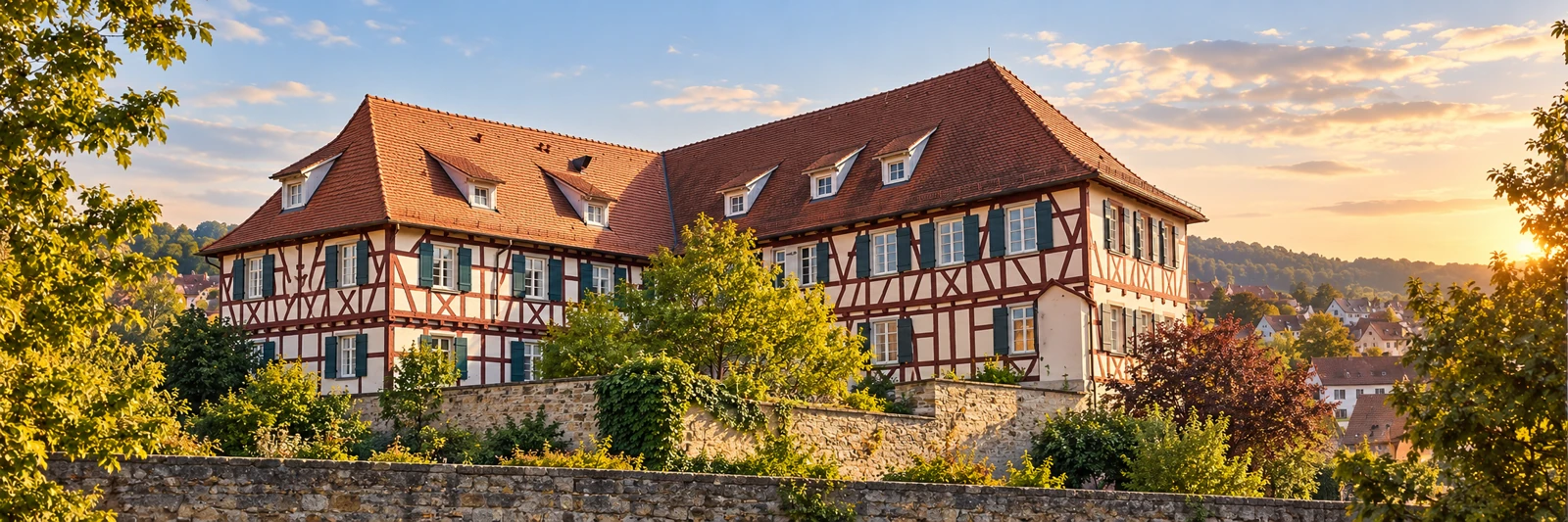 Schloss Gomaringen – KI-gestaltetes Panoramamotiv
