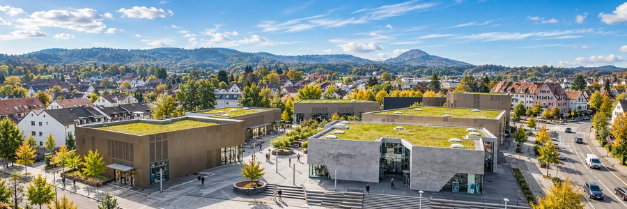 Outletcity Metzingen – KI-gestaltetes Panorama